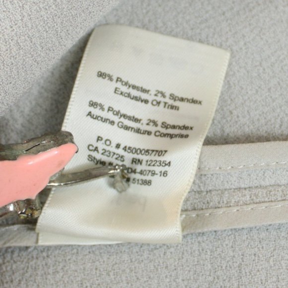 Aritzia Wilfred Chevalier Crete Jacket Size 4 Grey Shawl Collar Blazer D201 - Picture 9 of 9